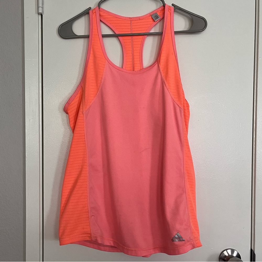 Adidas Women's Coral Racerback Tank Top